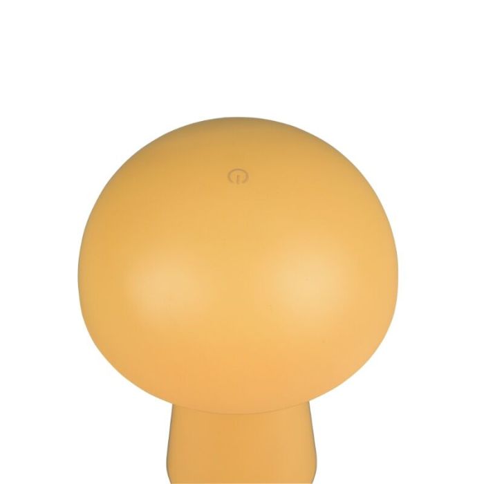 Lampada da tavolo da esterno moderna gialla, Rachelle, 2W, 3000K LED, IP44, dimmer in 3 fasi