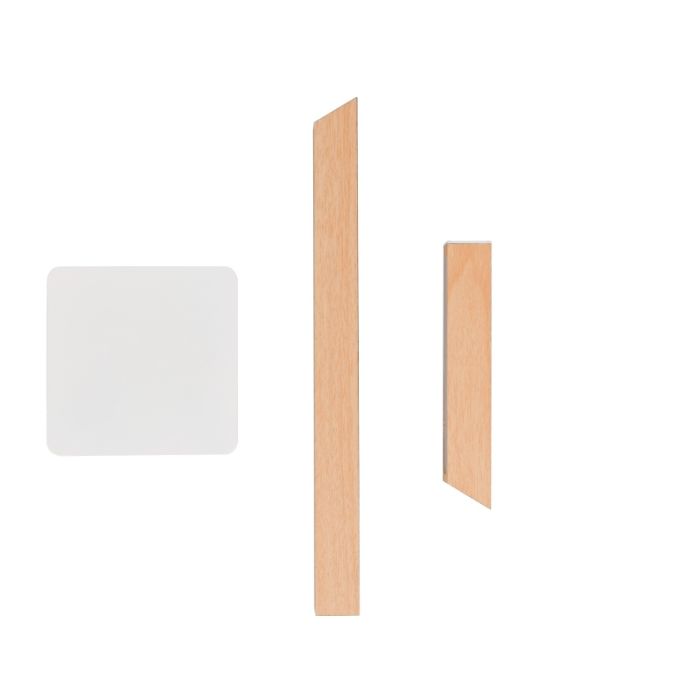 Lampada da tavolo ricaricabile legno moderna, Reijer, 2W, 3000K LED, controllo touch