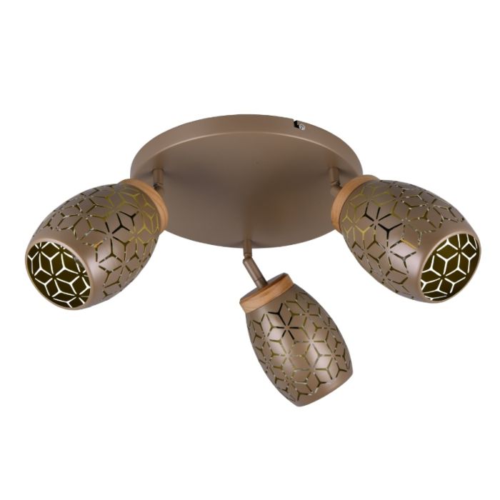 Faretto da soffitto moderno marrone, Delana