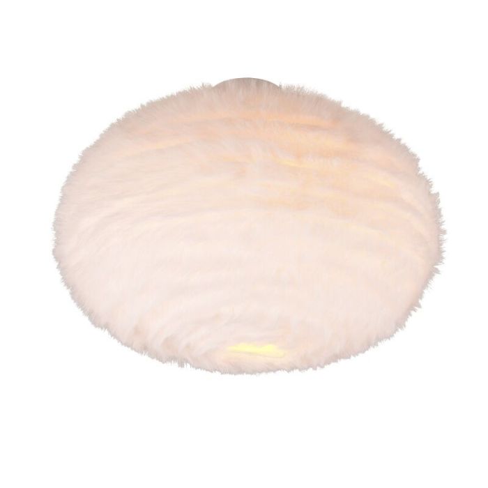 Lampada da soffitto beige in tessuto, Vijay