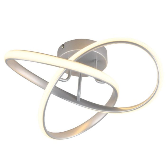 Lampada da soffitto design argenta, Suat, 15W, 3000K LED