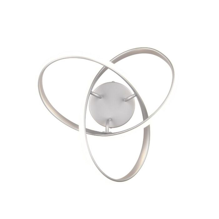 Lampada da soffitto design argenta, Suat, 15W, 3000K LED