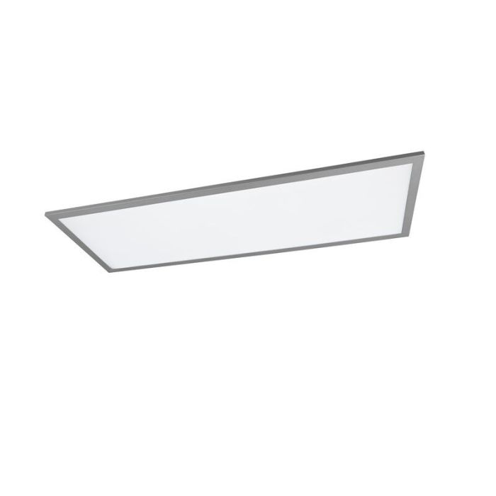 Plafoniera moderna grigia, Marlise, 33,5W, bianco regolabile tra caldo e freddo LED, con telecomando