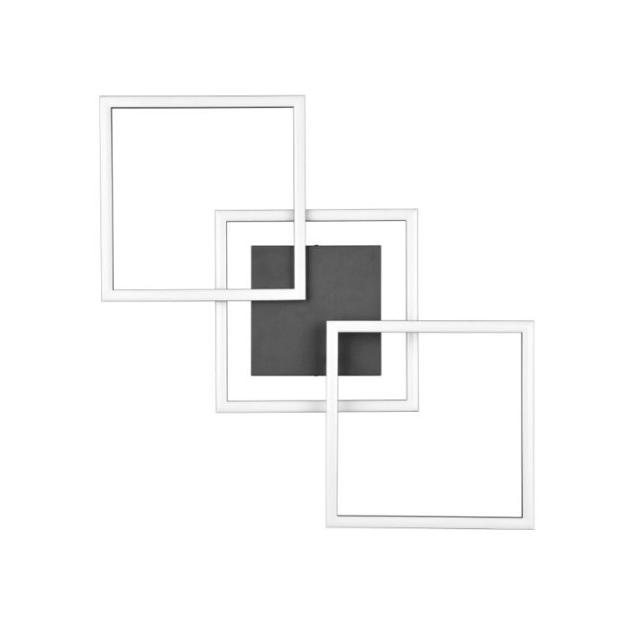 Plafoniera moderna nera, Margaux, 31W, 3000K LED