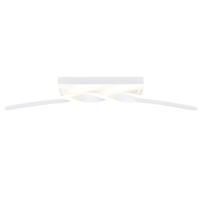 Lampada da soffitto design bianca, Quirinus, 18W, 4000K LED