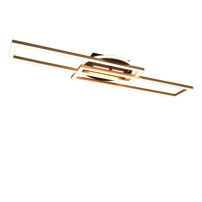 Plafoniera moderna in ottone, Jadon, 30W, bianco regolabile tra caldo e freddo LED