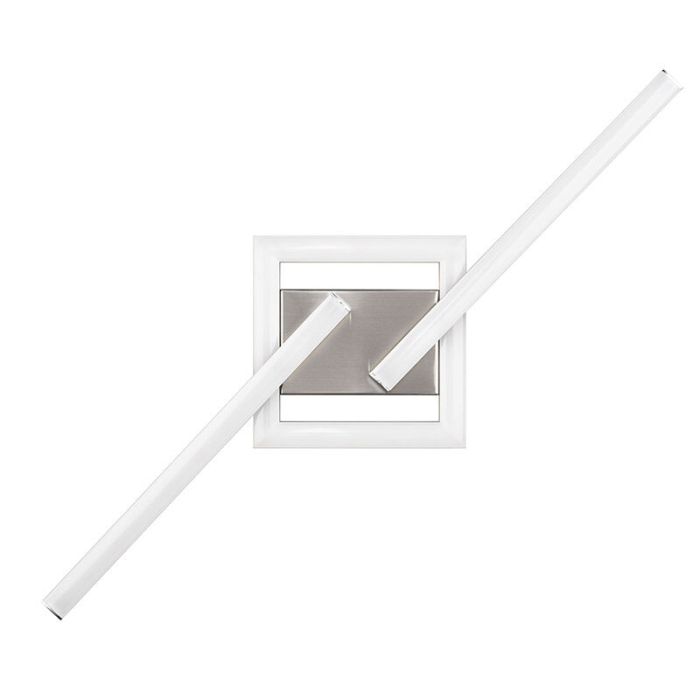 Lampada da soffitto design in nichel, Mahad, 17W, 3000K LED