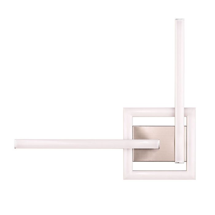 Lampada da soffitto design in nichel, Mahad, 17W, 3000K LED