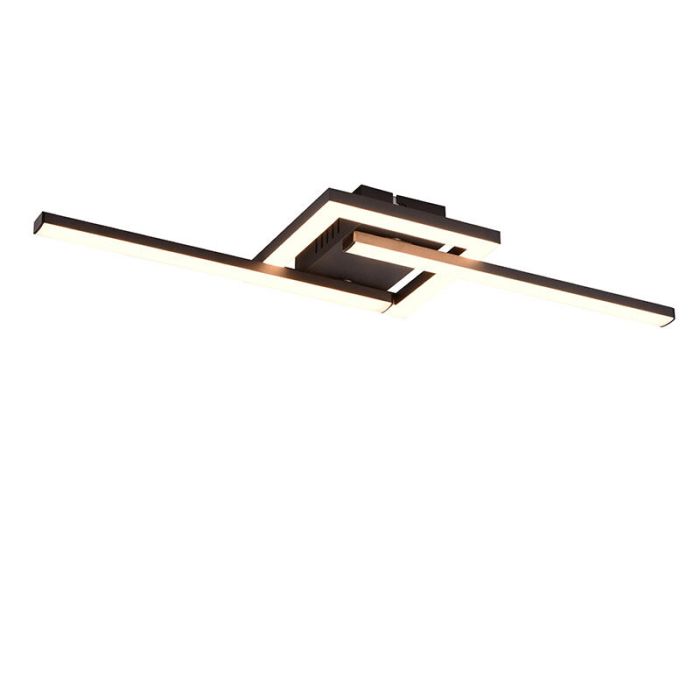 Lampada da soffitto design nera, Mahad, 17W, 3000K LED