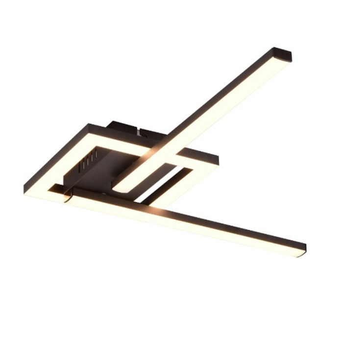 Lampada da soffitto design nera, Mahad, 17W, 3000K LED