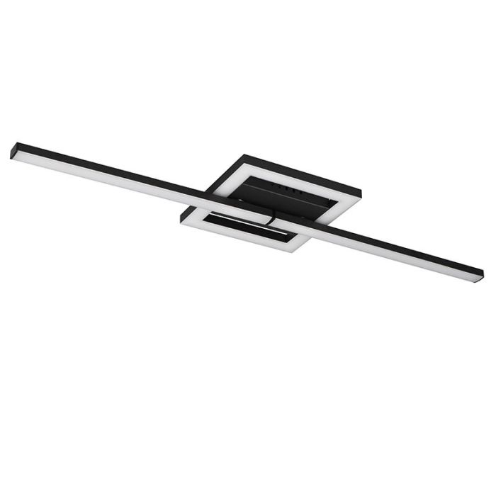 Lampada da soffitto design nera, Mahad, 17W, 3000K LED