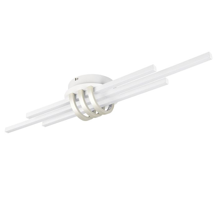 Plafoniera moderna bianca, Saloua, 20W, 4000K LED, dimmer in 3 fasi