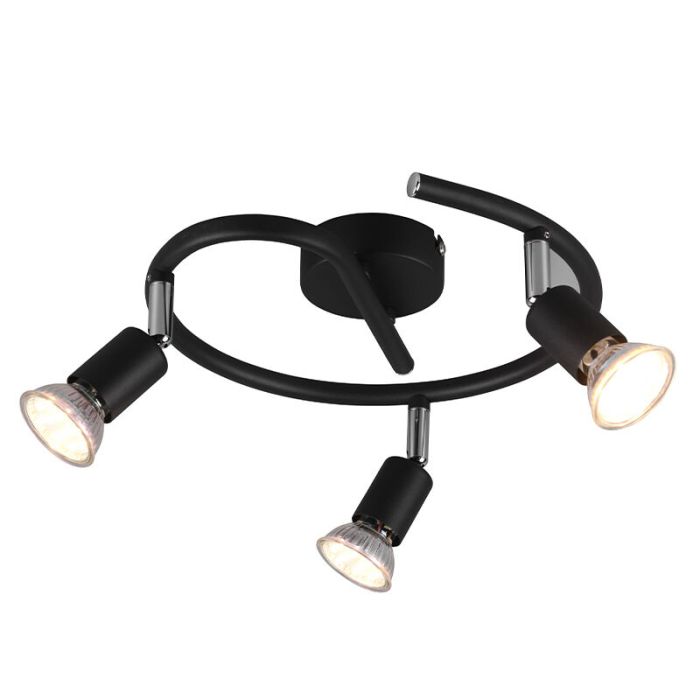 Faretto da soffitto moderno nero, Belal