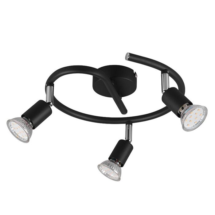 Faretto da soffitto moderno nero, Belal
