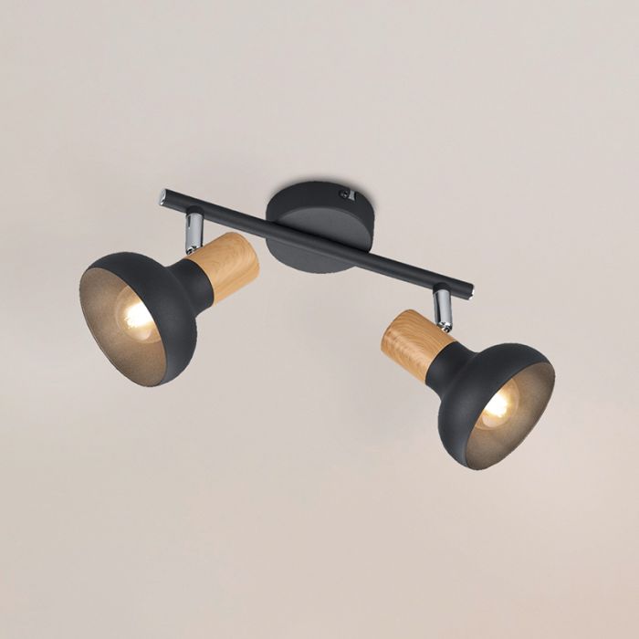 Faretto da soffitto moderno nero, Toos
