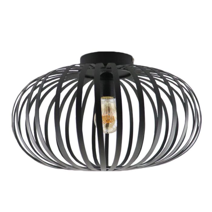 Plafoniera nera industriale, Lieve