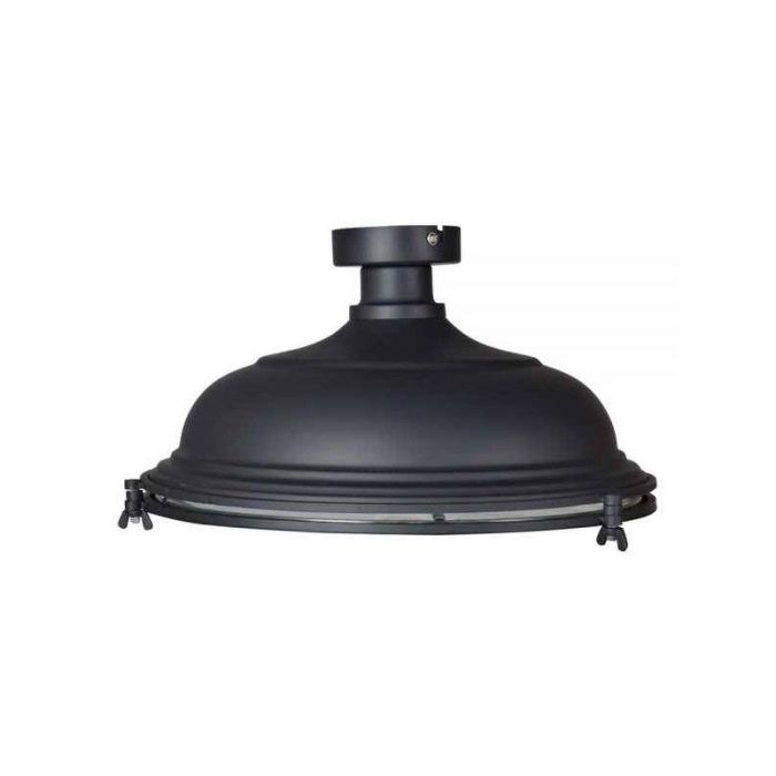 Lampada da soffitto nera industriale, Liga