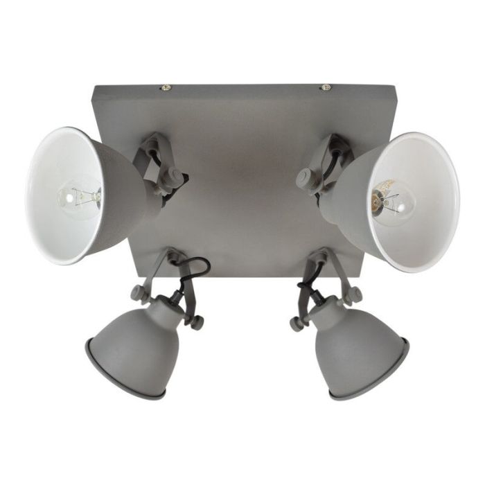 Faretto da soffitto grigio industriale, Redon