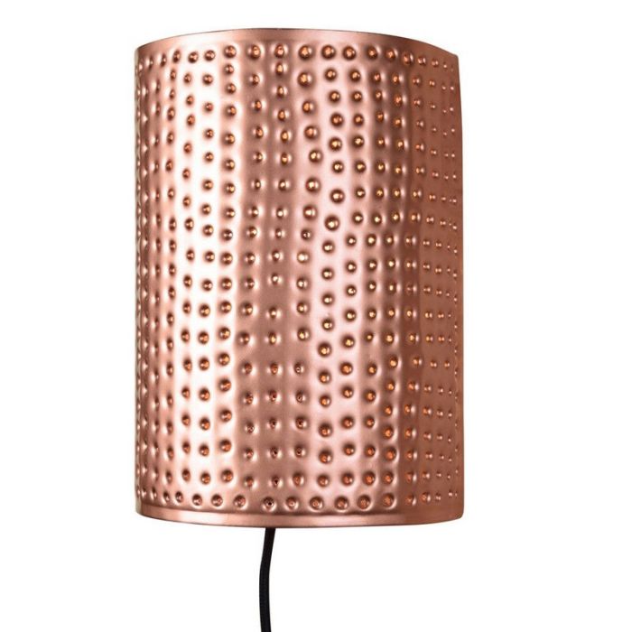 Applique da parete in rame industriale, Fawwaz