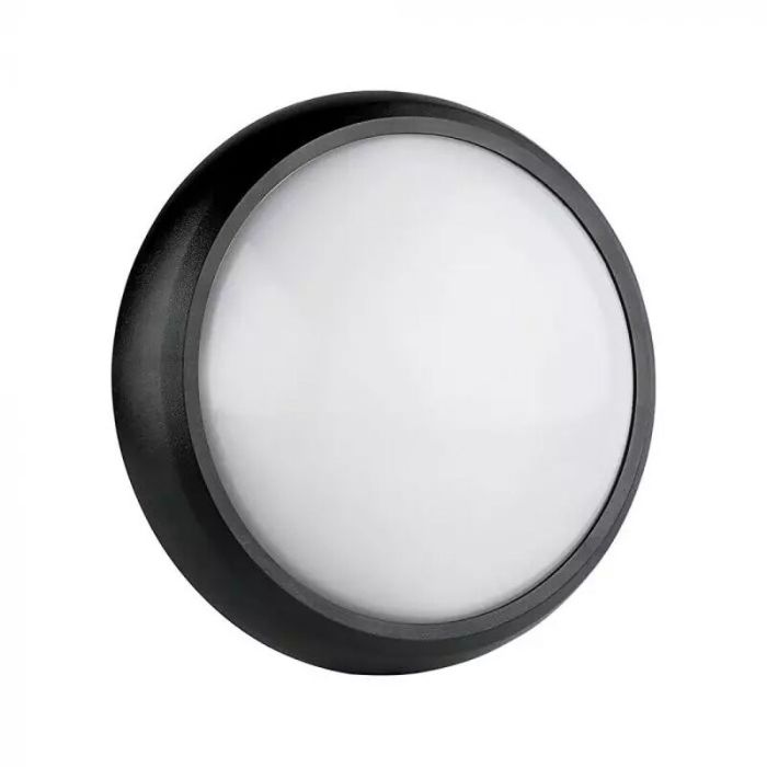 Lampada passagio nera in plastica, Xenia, 8W, 6400K LED, IP54
