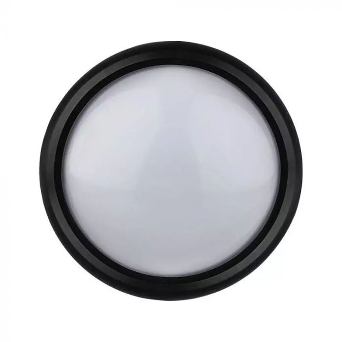 Lampada passagio nera in plastica, Xenia, 8W, 6400K LED, IP54