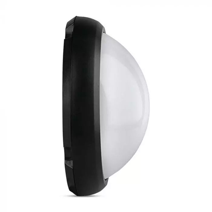 Lampada passagio nera in plastica, Xenia, 8W, 6400K LED, IP54