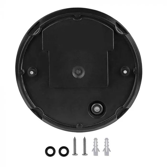 Lampada passagio nera in plastica, Xenia, 8W, 6400K LED, IP54