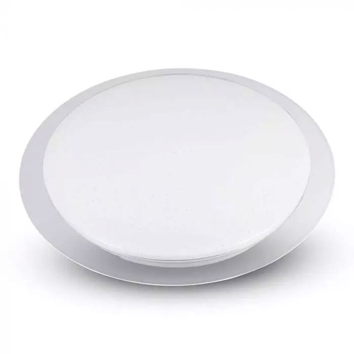 Plafoniera smart bianca moderna, Lean, 40W, colore regolabile LED