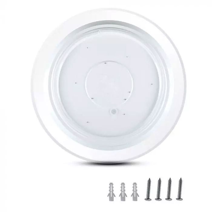 Plafoniera smart bianca moderna, Lean, 40W, colore regolabile LED