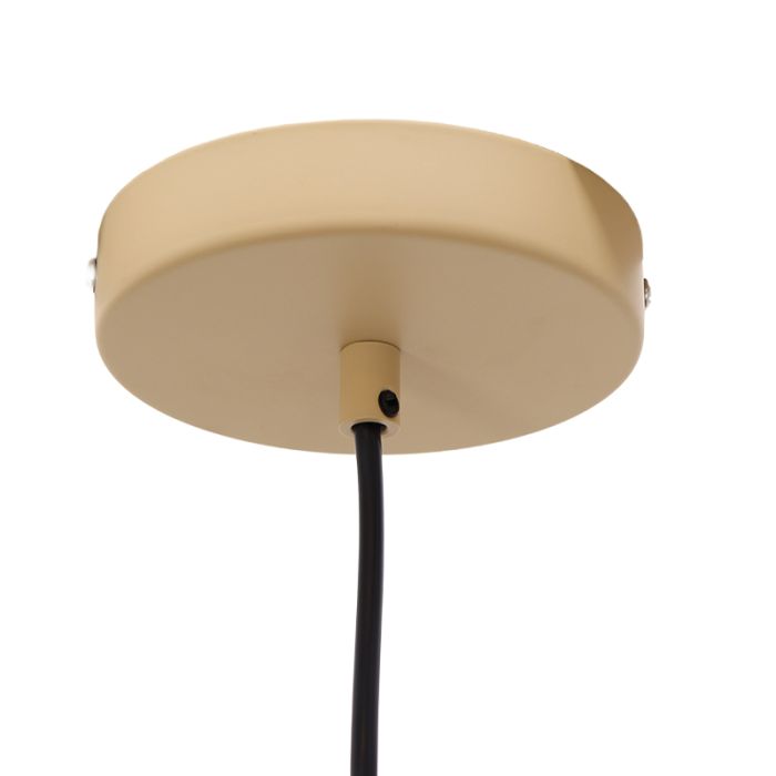 Lampada a sospensione beige industriale, Lieve