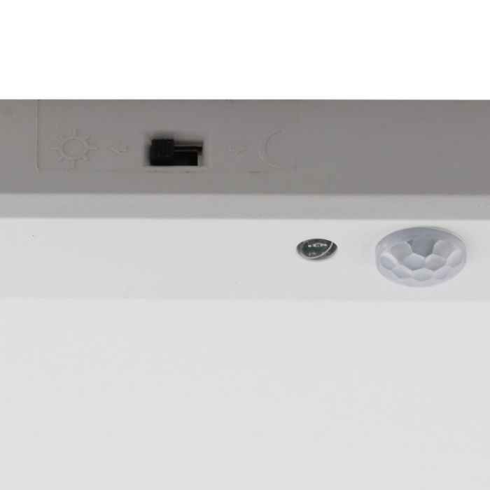 lampada da soffitto con sensore bianca in plastica, Luan, 20W, 3000K LED