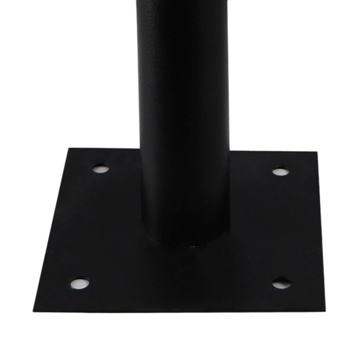Bisolux staffa a parete nera per 90-150W lampione stradale
