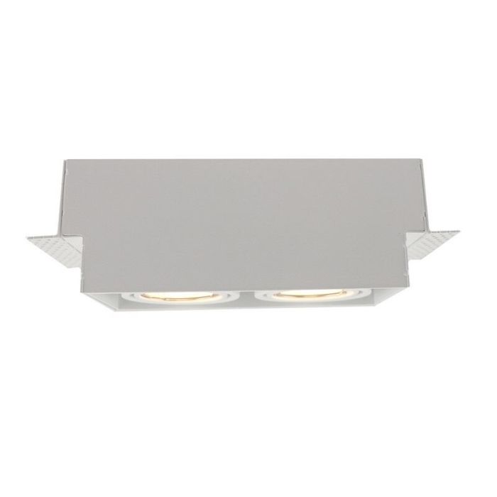 Faretto da incasso senza cornice bianco moderno, Wilhelm