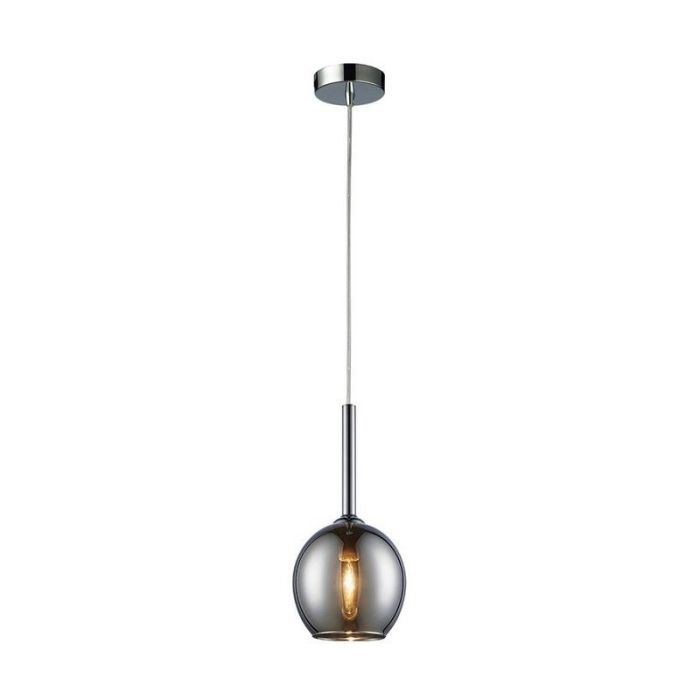 Lampada a sospensione cromata design, Gwendolynn