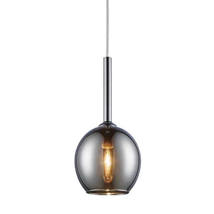 Lampada a sospensione cromata design, Gwendolynn