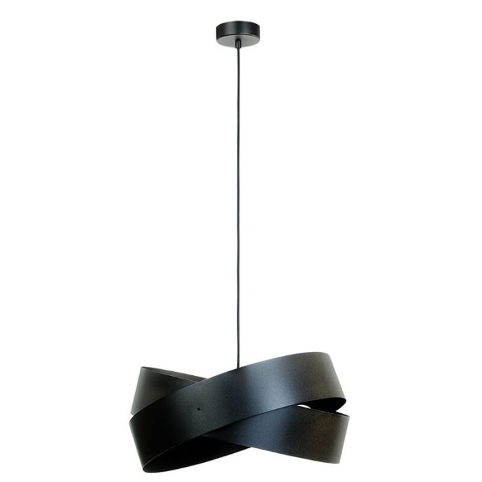 Lampada a sospensione nera moderna, Tanno