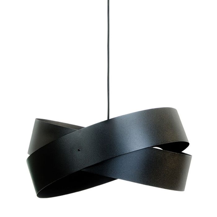 Lampada a sospensione nera moderna, Tanno