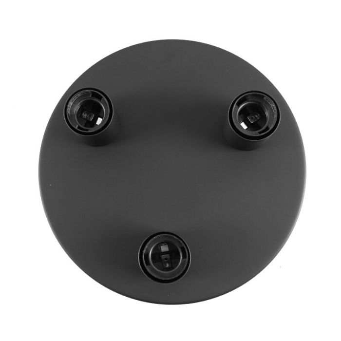 Lampada da soffitto nera moderna, Rami
